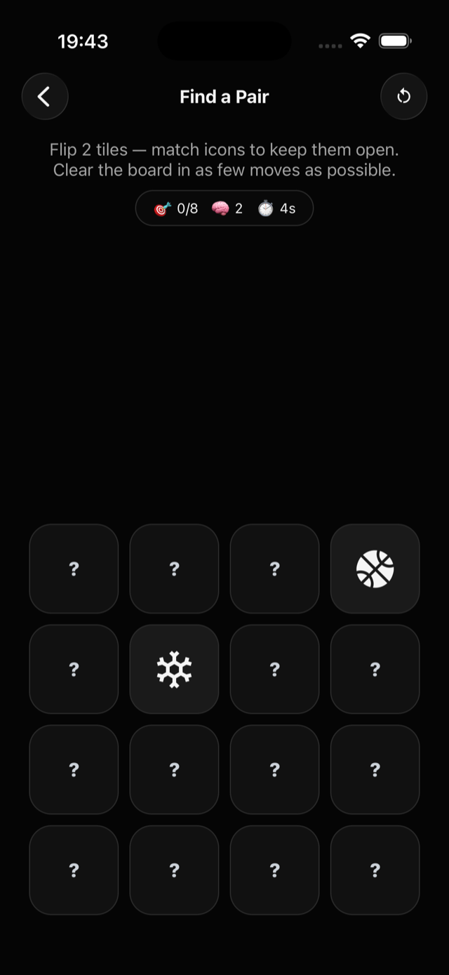 Find a Pair exercise
