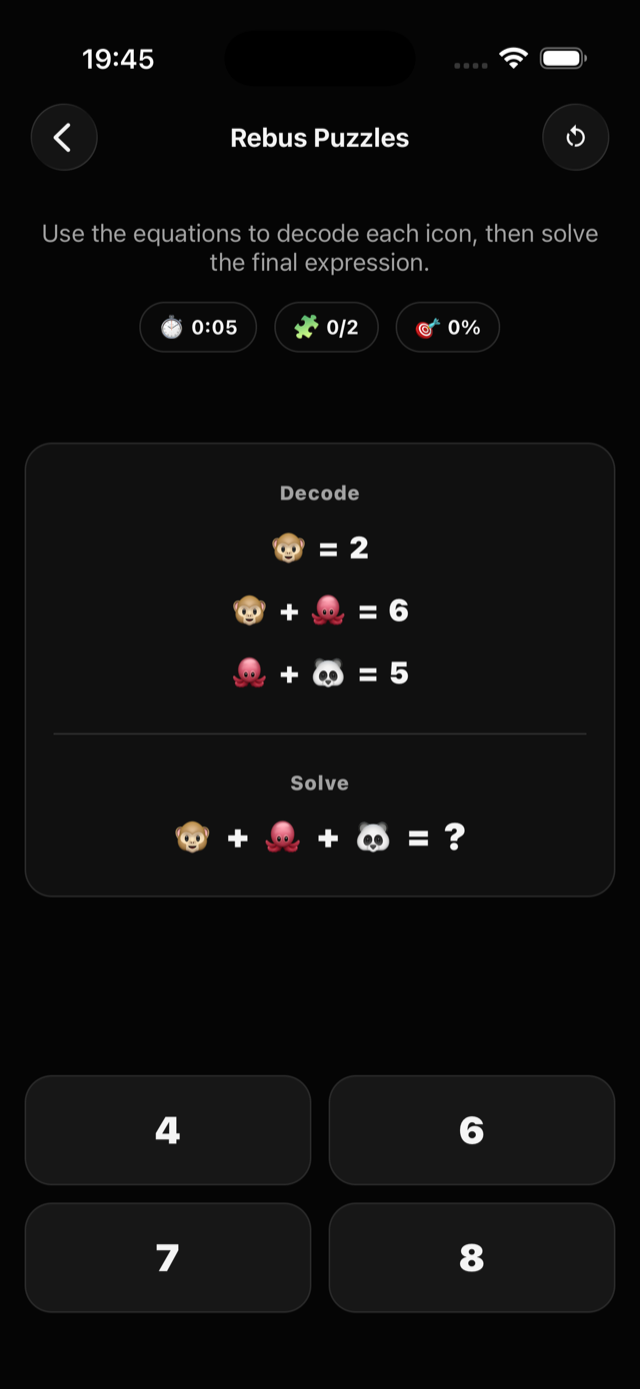 Rebus puzzle exercise